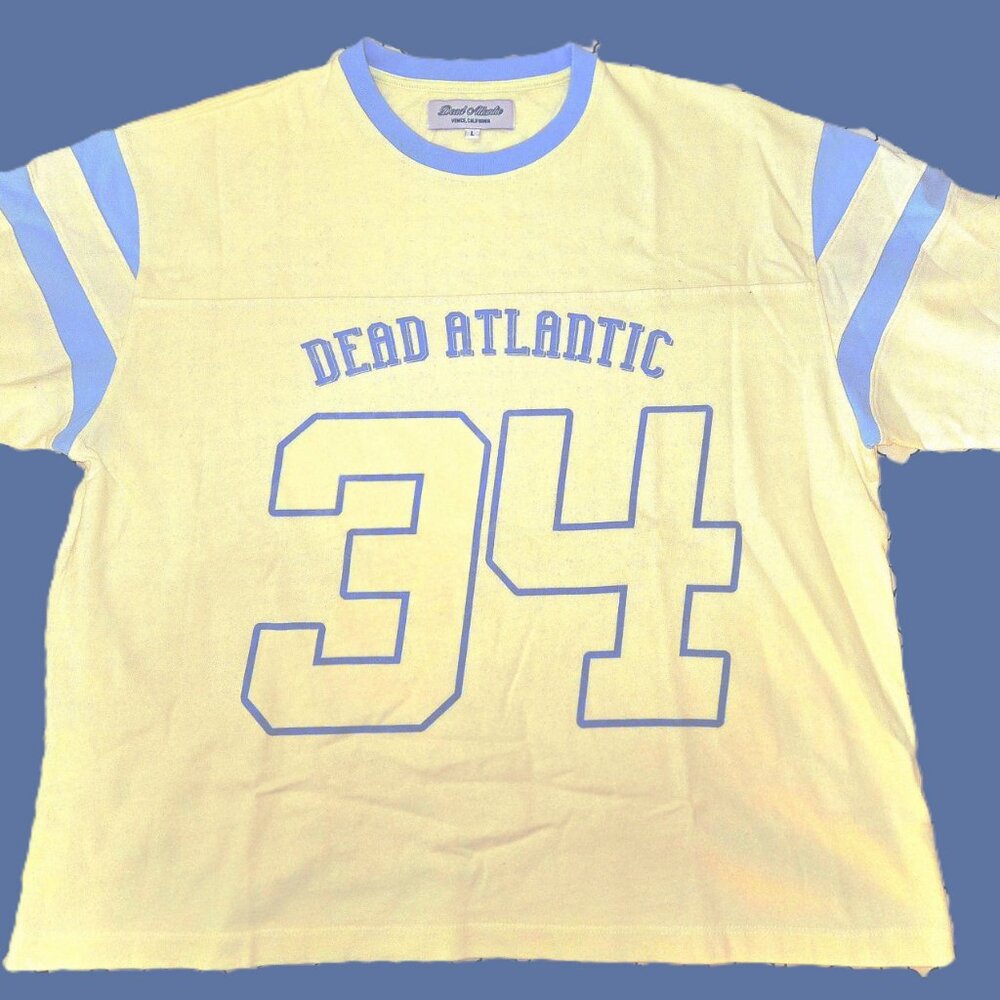 Dead Atlantic Football Shirt White/Blue size Large NEW